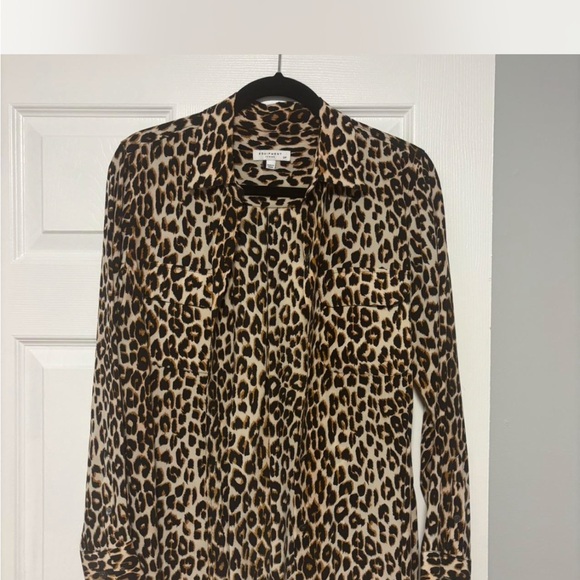 Equipment Leopard Print Blazer - Picture 1 of 1